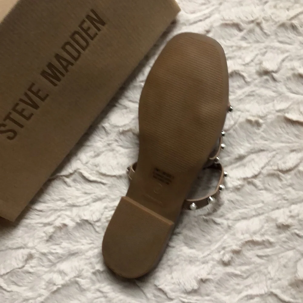 Steve Madden Caged Studded Slides - Picture 6 of 7